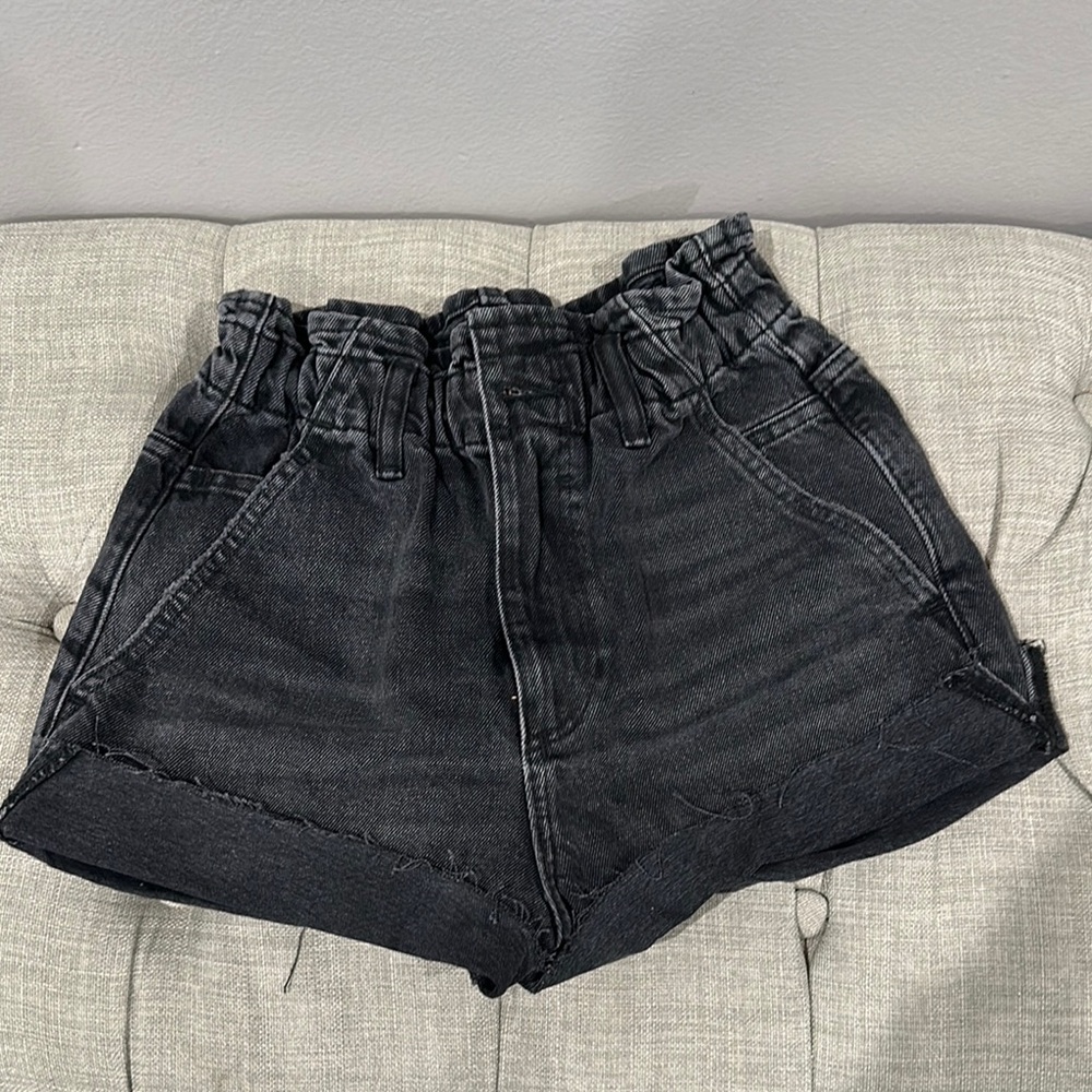 Zara Denim High-Waisted Shorts